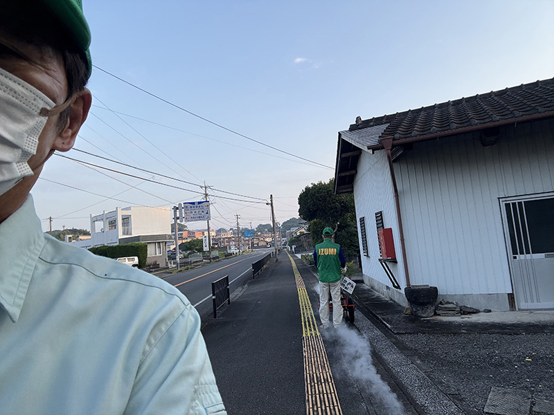 8月16日(土)盆踊り、17日(日)消毒•清掃作業